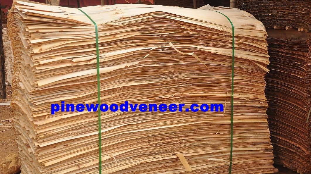 Pine core veneer- wooden broom handle---
